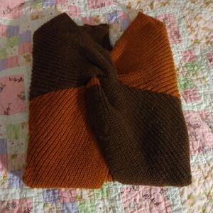 Brown Fall Cropped Sweater